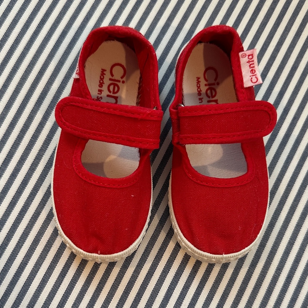 Cienta Red Kids Sneakers
